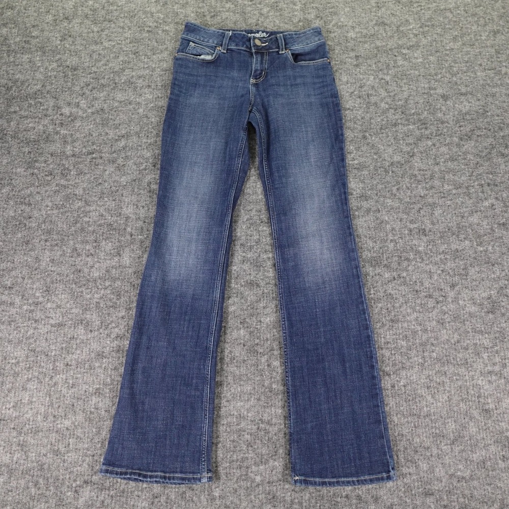Wrangler Jeans Womens 3x34 Blue Denim‎ Boot Cut Stretch Embroidered Pockets